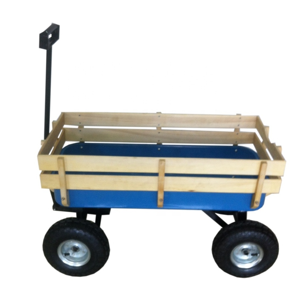 Wooden Tyre Beach Radio Flyer Kids Trolley