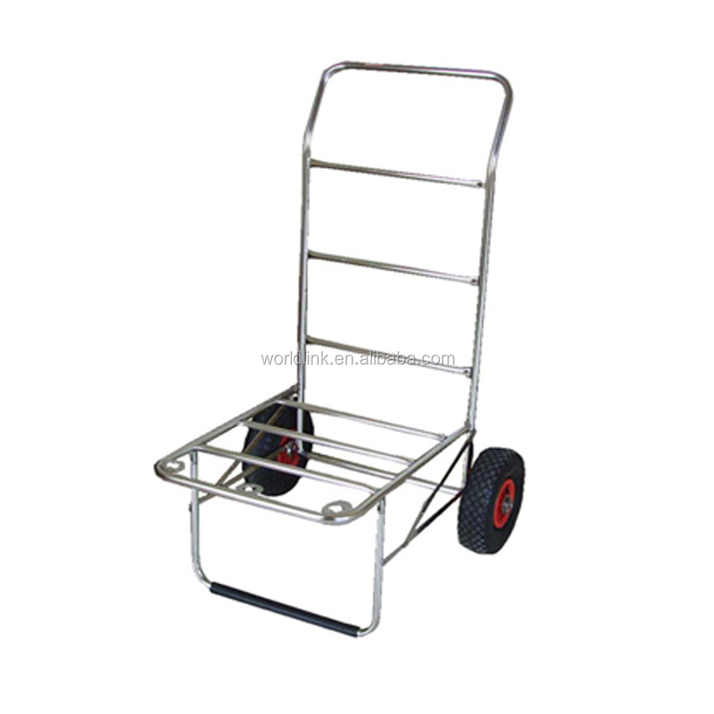 Hot Sale 250kgs Folding Beach Fish Stainless Steel Trolley