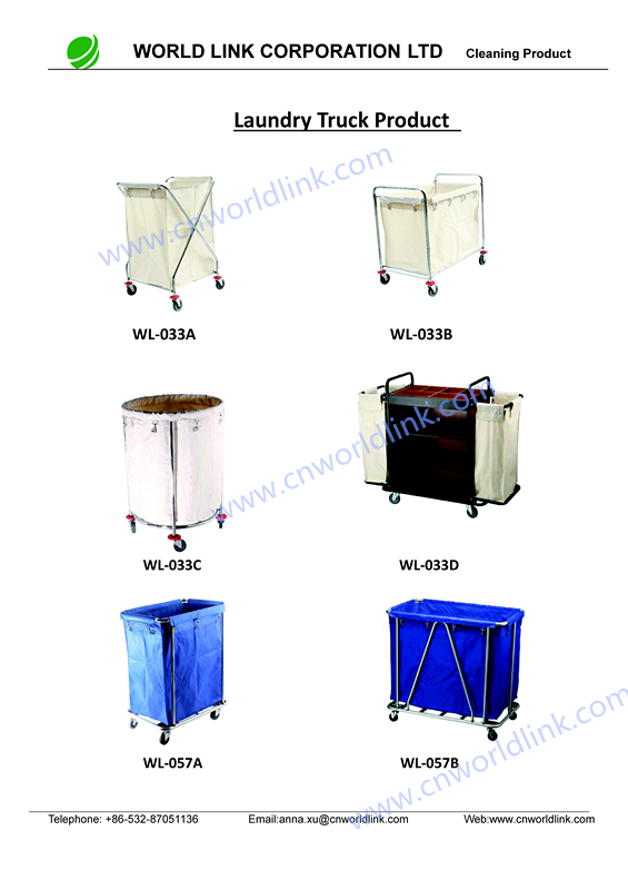 Multifunction Housekeeping Cart Hotel Service Trolley for Cleaning