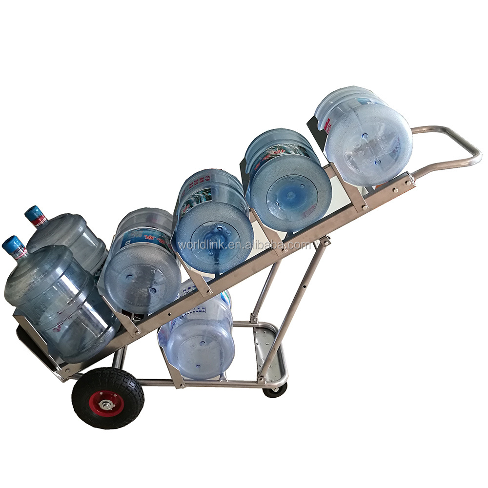 250kgs High Steel Foldable for 5 Gallon Water Bucket Cart