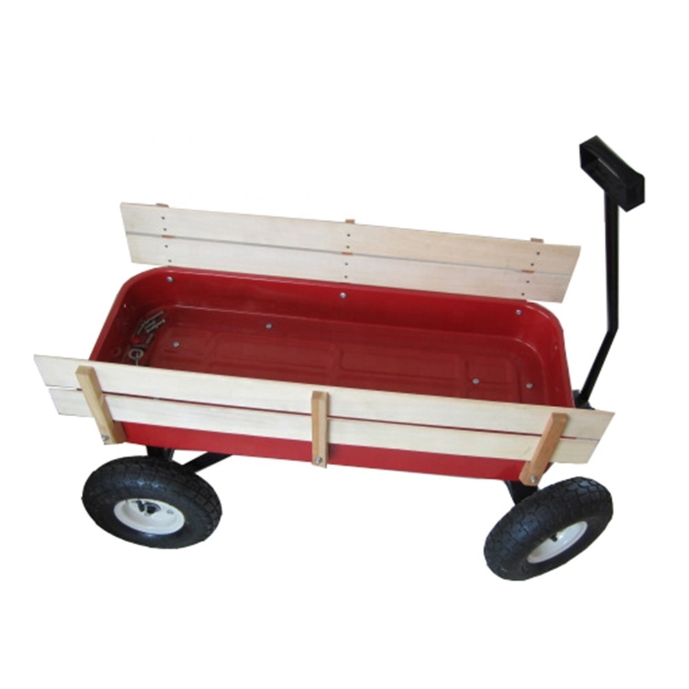 4pcs Pneumatic Wheel Suitable For Kids Playing Wood Garden Cart