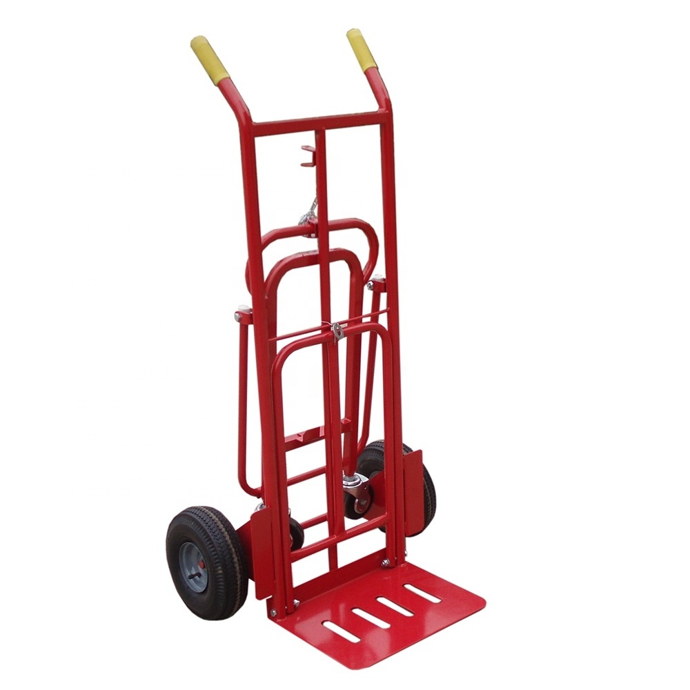 4 Wheels Industrial Used Folding Metal Hand Cart