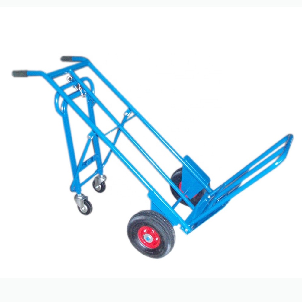 4 Wheels Industrial Used Folding Metal Hand Cart