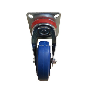 China supplier small rubber caster wheels