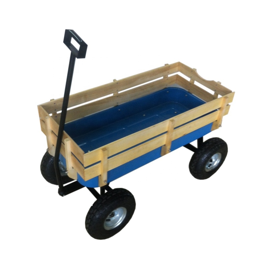 Wooden Tyre Beach Radio Flyer Kids Trolley