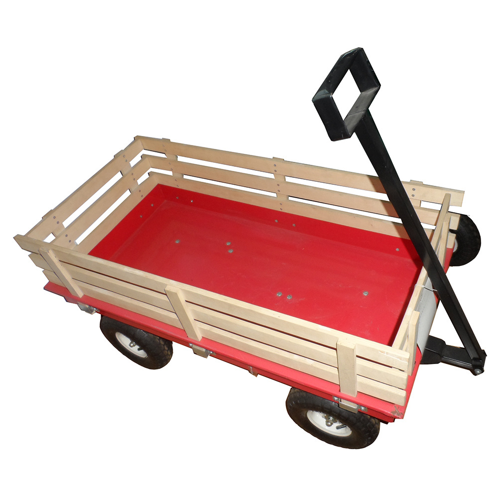 Wholesale 1832 Hot Sale Garden Wheelie Wooden Cart