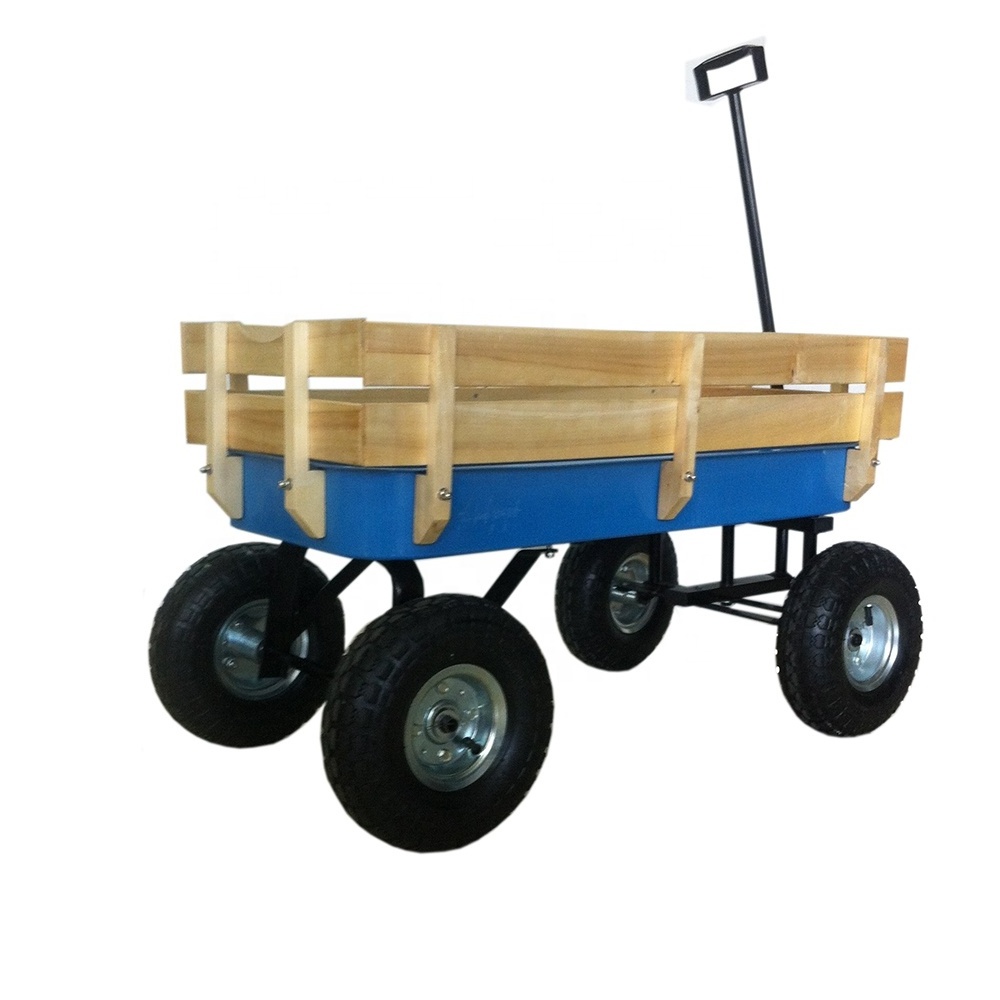 Wooden Tyre Beach Radio Flyer Kids Trolley