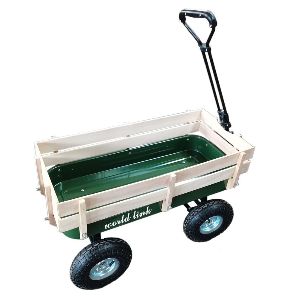 150kgs Foldable Kids Wagon 4 Wheel Beach Hand Carts