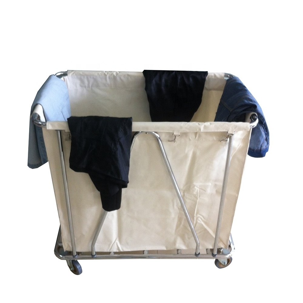 Multifunction Housekeeping Cart Hotel Service Trolley for Cleaning