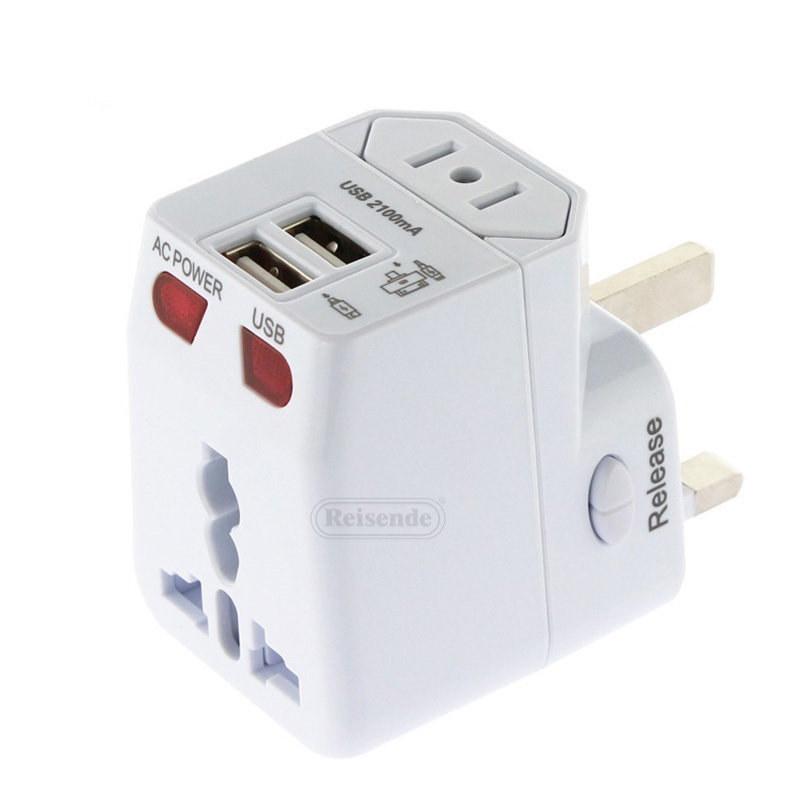 UK Sockets And Switches  2.1A Adapter Surge Protector All In One Universal Electrical Travel