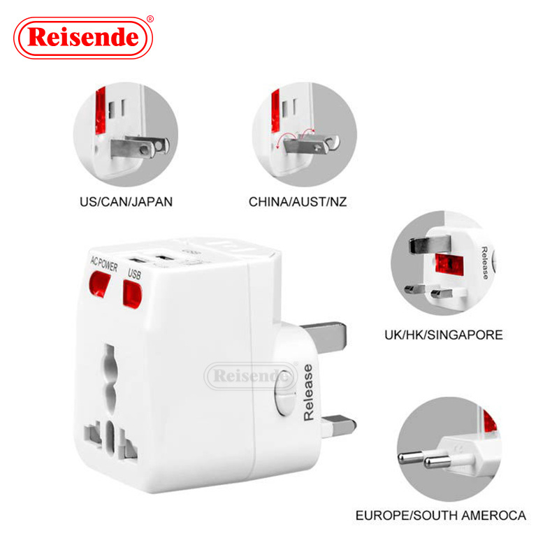 UK Sockets And Switches  2.1A Adapter Surge Protector All In One Universal Electrical Travel