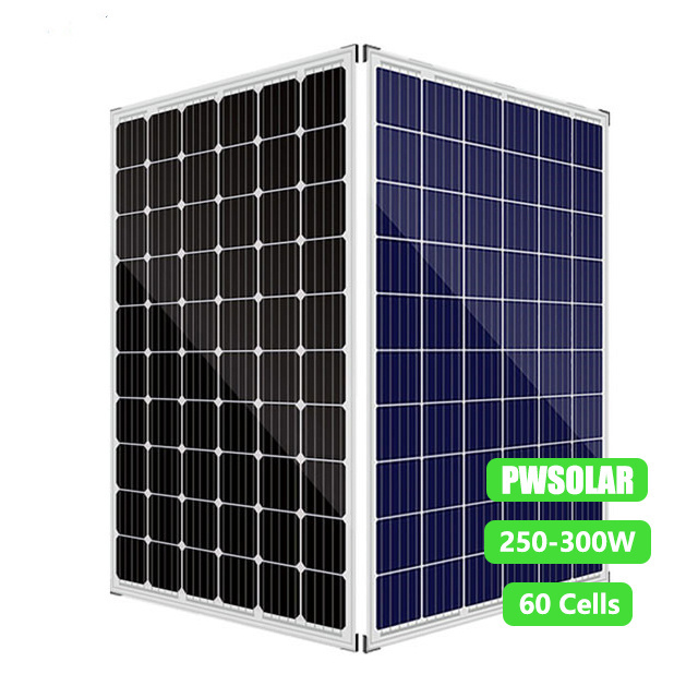 2024 NEW 280W Poly PV Panel/300Watt 400 Watt Solar Panels Kit,Photovoltaic Module