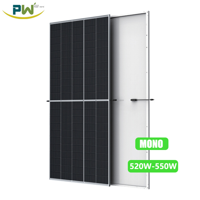 China Best 400W 500W 550W Solar Panel Monocrystalline Solar Panels 1000W Half Cell Solar Panel Kit For Homes