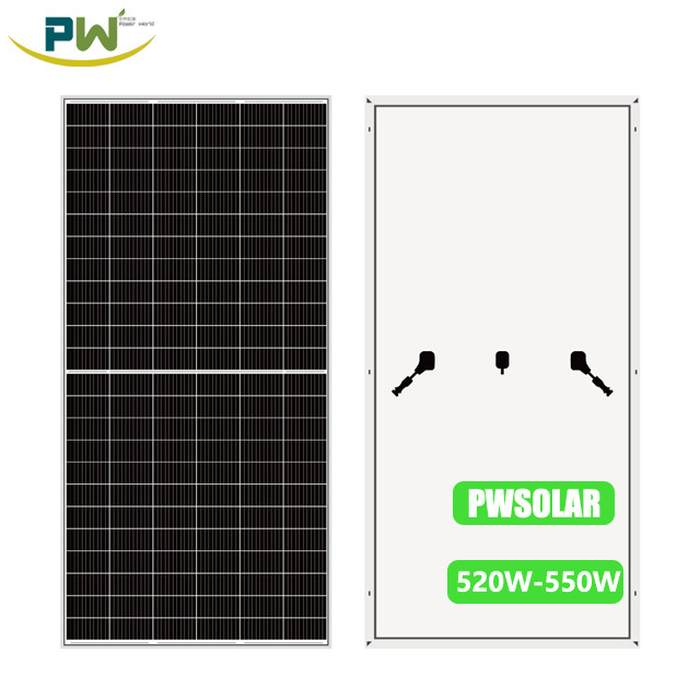 China Best 400W 500W 550W Solar Panel Monocrystalline Solar Panels 1000W Half Cell Solar Panel Kit For Homes