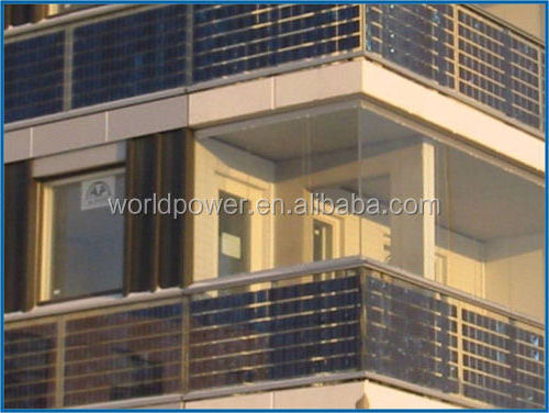 180W PV Double Glass Solar Panel Building Integrated Photovoltaic System/BIPV