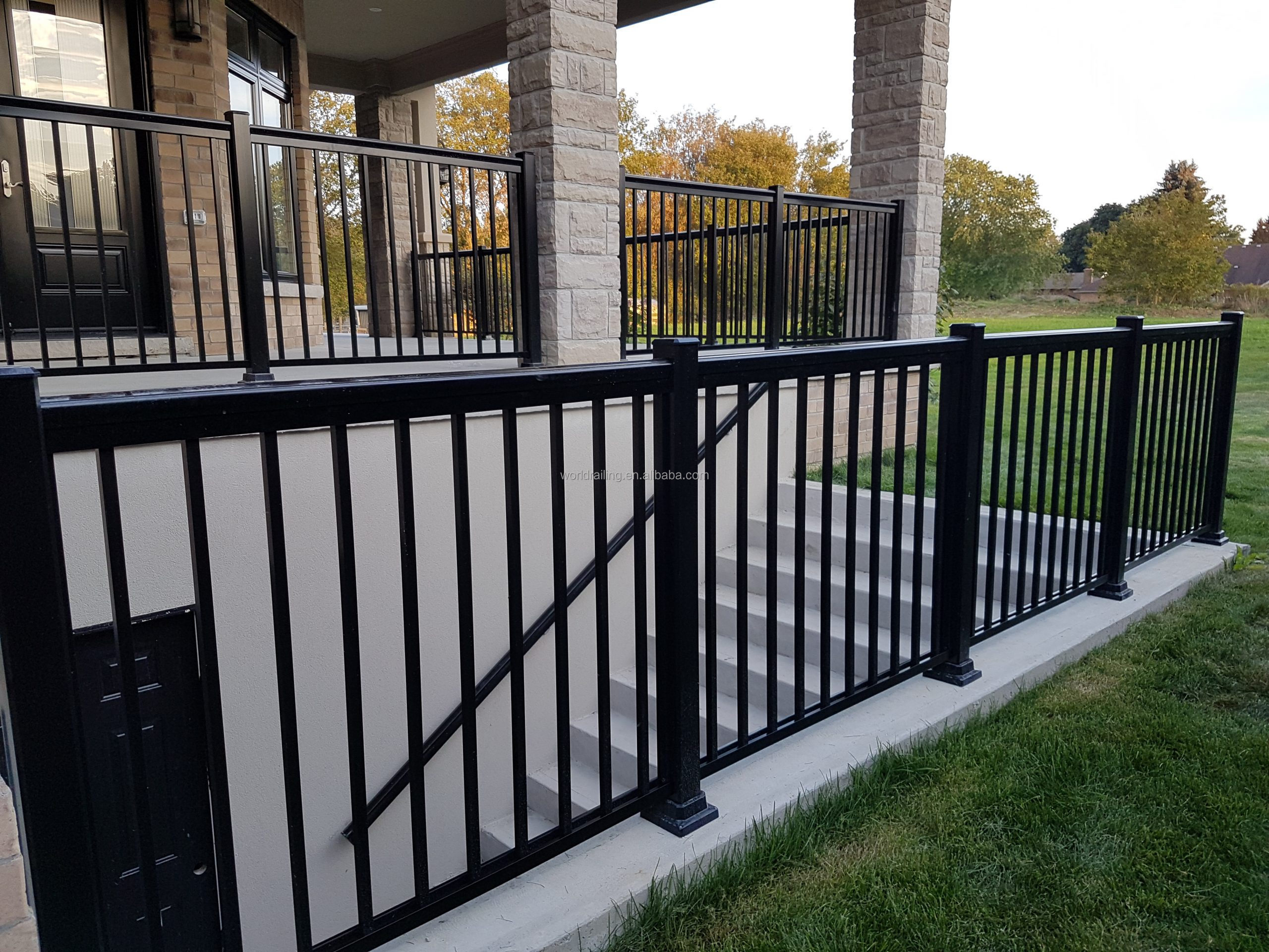 YL new design aluminum fence railing  for balcony and stair