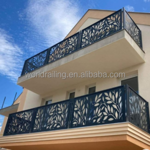 YL Unique design of balcony aluminum alloy fence garden fence