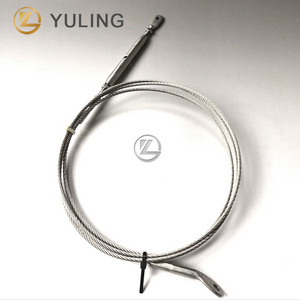 Y L 3/16 inch low price Cable railing wood posts stainless steel wire rope