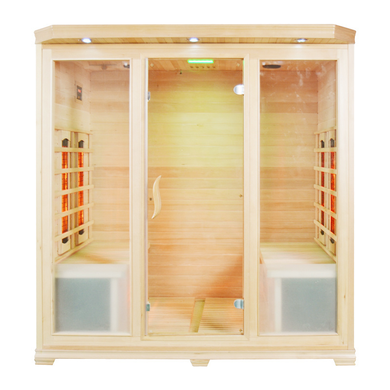 Indoor Sauna4 Person New Style Customized Size 2 Person Indoor Infrared Sauna