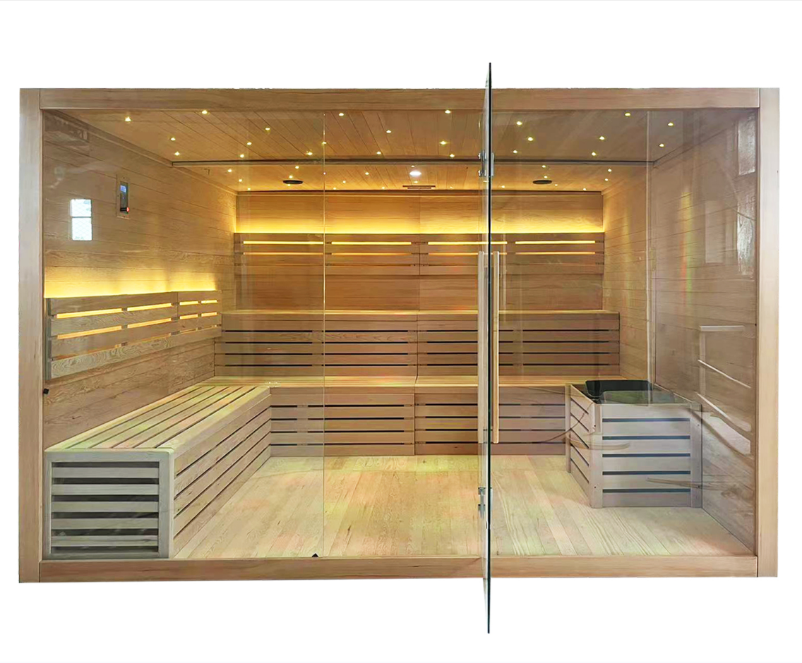 Verified manufacturer sauna and steam rooms 10 person sauna room and shower room