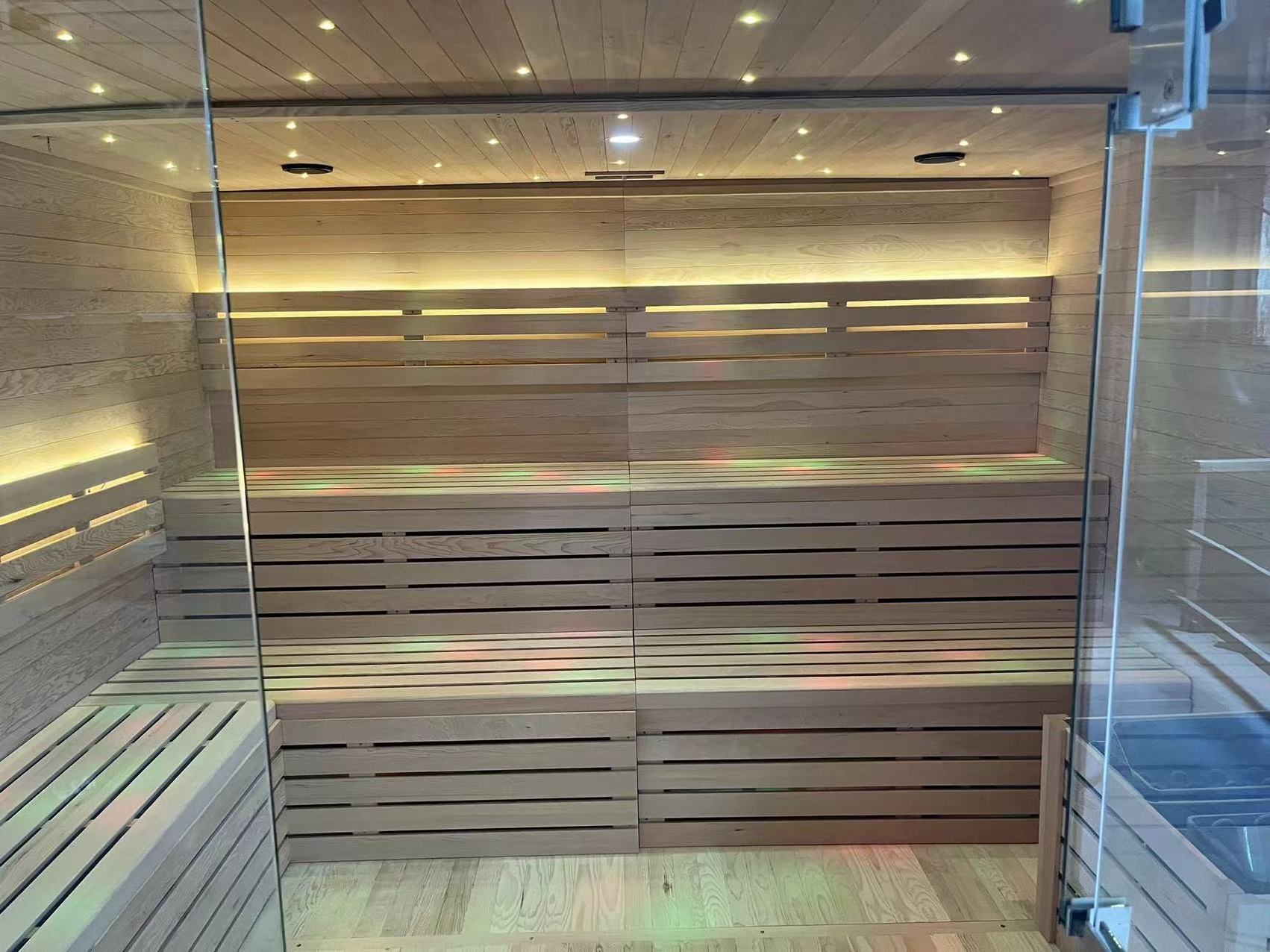 Verified manufacturer sauna and steam rooms 10 person sauna room and shower room