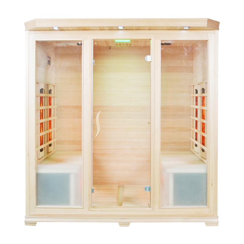 Indoor Sauna4 Person New Style Customized Size 2 Person Indoor Infrared Sauna