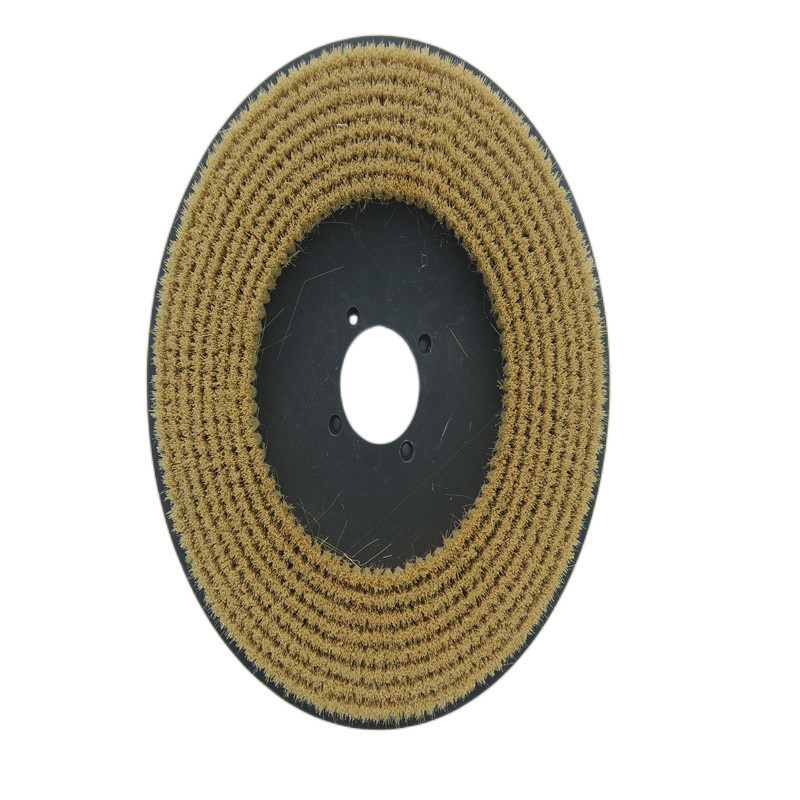 17 inch pad drive wood floor nylon plastic rolling round cleaning polisher carpet brush for multifunctional floor buffer machine