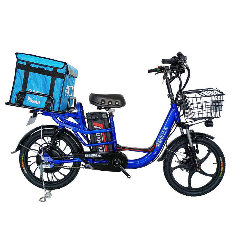 Powerful Aluminum Alloy Delivery Electric Bicycle 60V Lithium Battery Excellent Shock Absorption Electric Sepeday Skuter Bike