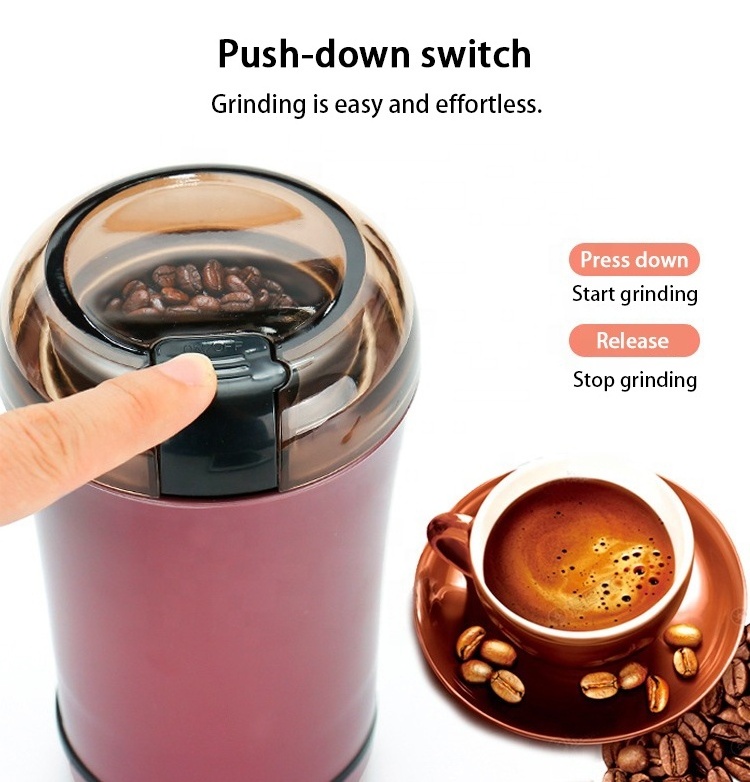 Multifunction Portable Beans Herbs Grains Electric Gravity Pepper Grinding Electric Spices Mill Coffee Grinder