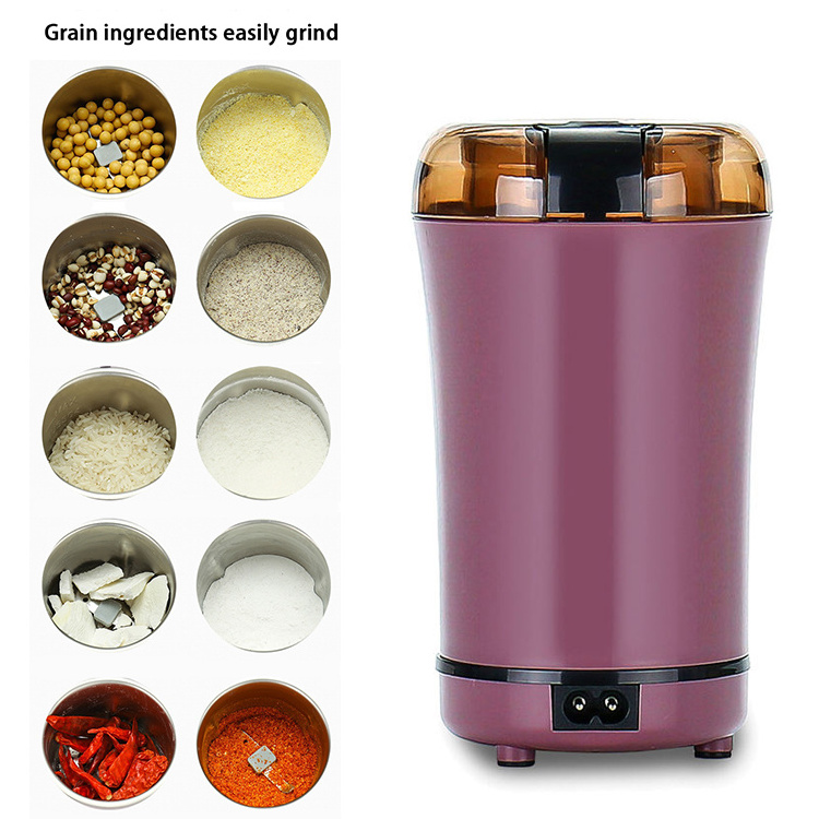 Multifunction Portable Beans Herbs Grains Electric Gravity Pepper Grinding Electric Spices Mill Coffee Grinder