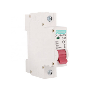 1P Din Rail AC 230V 10A 16A 20A 25A 32A 40A 50A 63A 4.5kA Air Switch Mini Circuit Breaker AC MCB