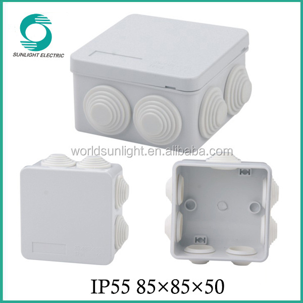 CE outdoor plastic square connection box