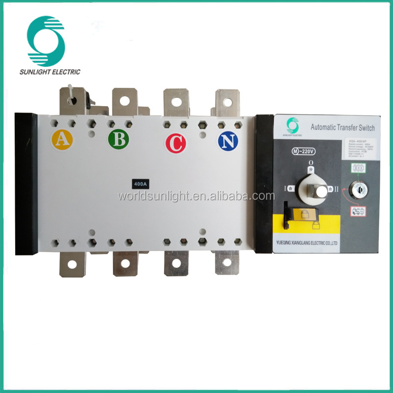 XQ5 ats automatic changeover switch for generator 16A~3200A 3 phase Automatic Transfer Switch