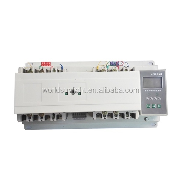 Worldsunlight CE XCB5-100 100A 250A 400A 630A 25KA 50KA 3P 4P ATS Automatic transfer switch