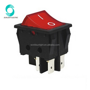 KCD2-201N-2 kcd2 ON-OFF 4 PIN illuminated universal electric rocker switch