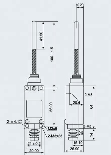 TZ-8168, 5A ac whether proof high temperature spring plastic limit switch