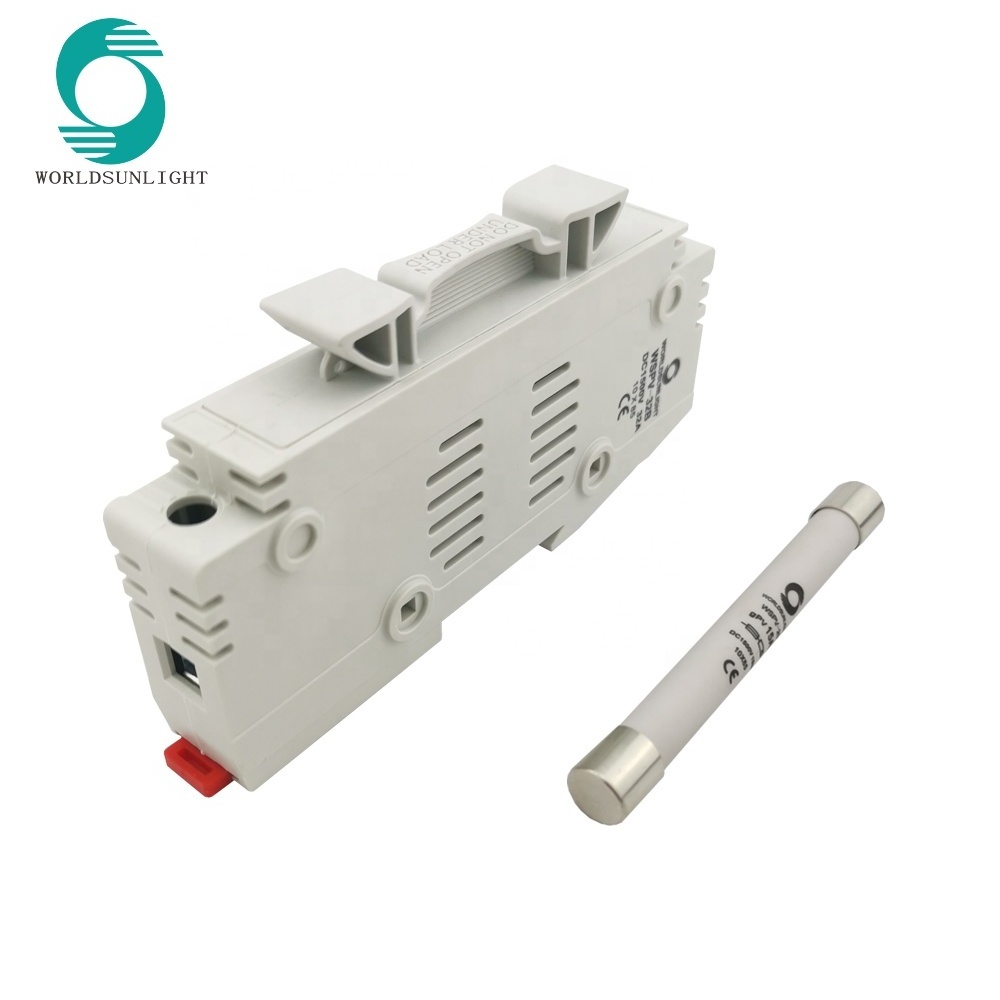 CE WSPV-32B DIN-Rail 1500V DC 15kA gPV Solar photovoltaic Fuse holder for 10*85 Fuse