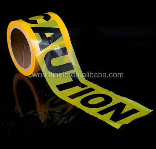 PE warning tape safety tape white/red caution tape