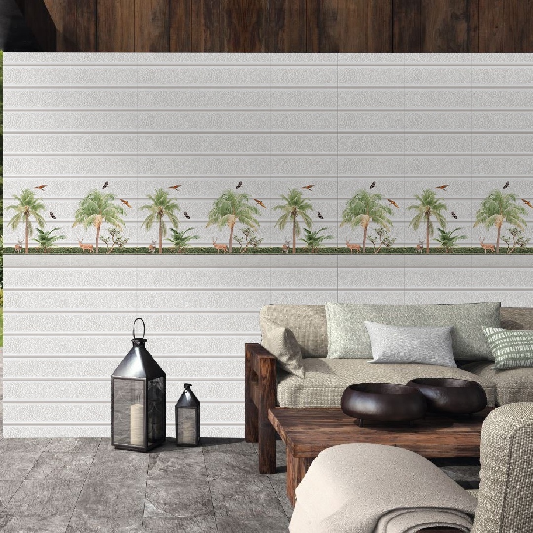 30X45cm Elevation Wall Tiles Latest Designs 2023 Italian Designer 30X45cm Elevation Stone Rustic Tiles Exterior Walls Amazing 3D