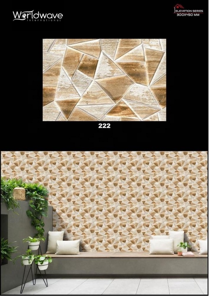 Ceramic Wall Elevation Tiles 30x45cm 300x450 mm Latest Glazed Ceramic Floor Tiles Best Surface Tiles Designs