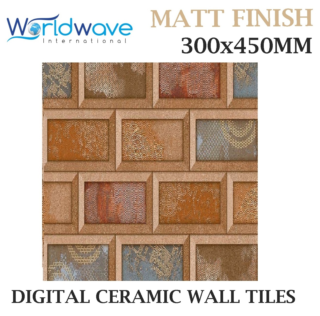 Ceramic Wall Elevation Tiles 30x45cm 300x450 mm Latest Glazed Ceramic Floor Tiles Best Surface Tiles Designs