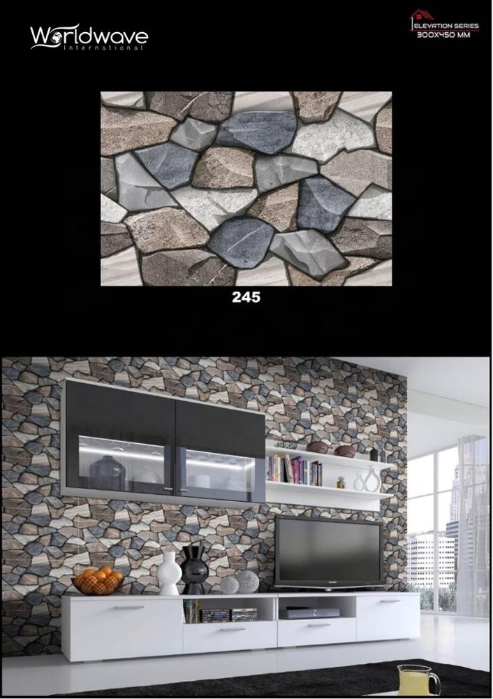 Ceramic Wall Elevation Tiles 30x45cm 300x450 mm Latest Glazed Ceramic Floor Tiles Best Surface Tiles Designs