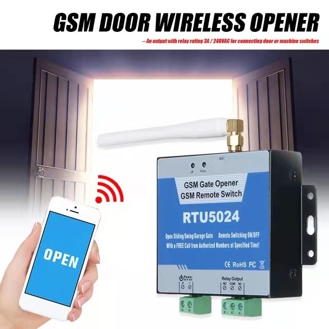 RTU5024 GSM Gate Opener Wireless Door Opener Remote Control Door opener Rtu5024 2G/4G GSM control remote switch