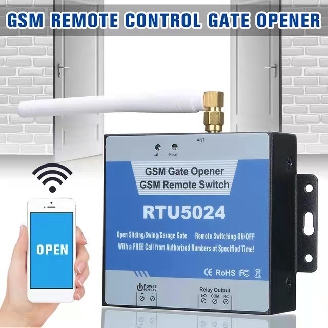 RTU5024 2G 4G GSM Gate Opener Remote Relay Switch for Barrier/Shutter/rtu5024 gate switch