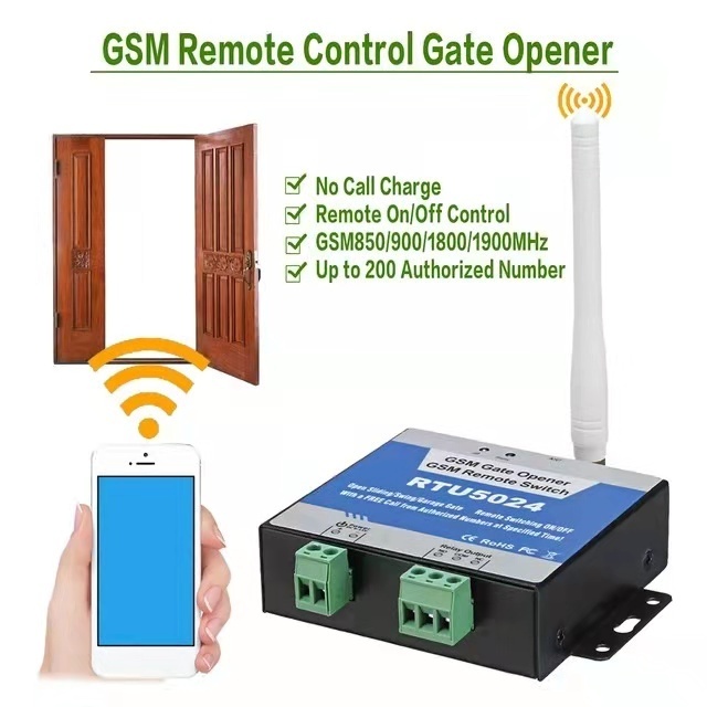 RTU5024 GSM Gate Opener Wireless Door Opener Remote Control Door opener Rtu5024 2G/4G GSM control remote switch