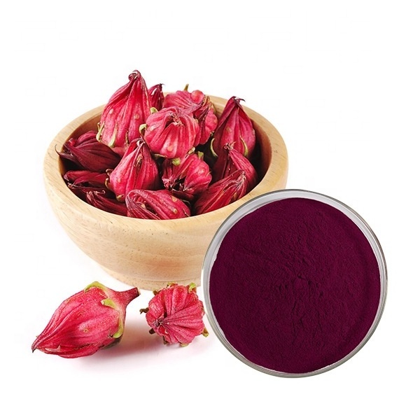 Free sample !2022 new  hot product Plant extract manufacturer  Hibiscus flower Roselle calysx rose extract powder