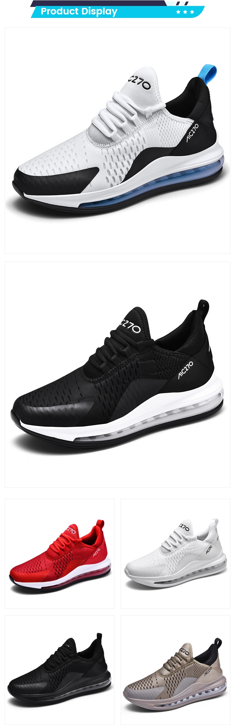 Air Cushion Gym Shoes Athletic Men Running Shoes Men Basketball Sneakers