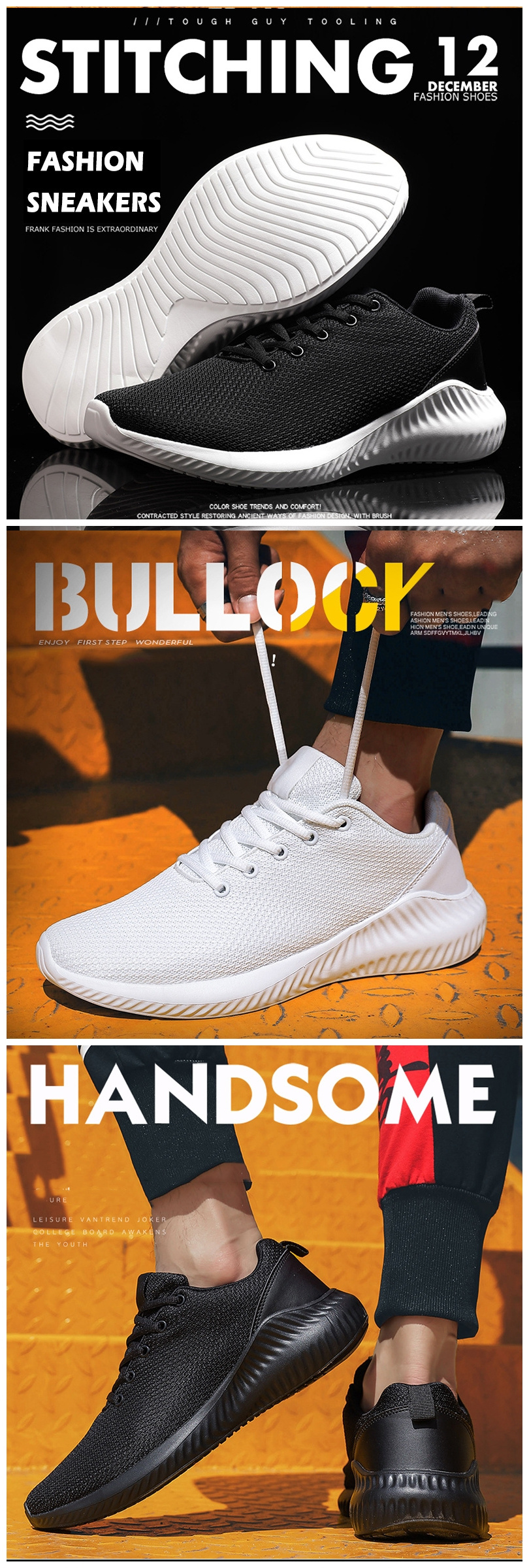 Black Blank White Mens Shoes Custom Fashion Sneakers Men,casual Sport Running for Men Winter Shoes Breathable Shoes Male MD Mesh