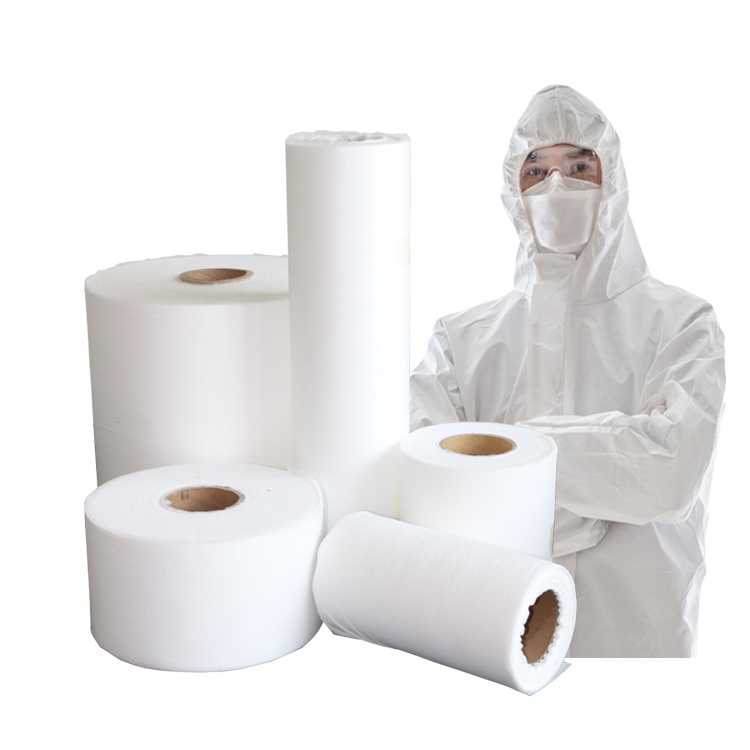 60 gsm Waterproof pp+pe laminated non woven fabric medical material