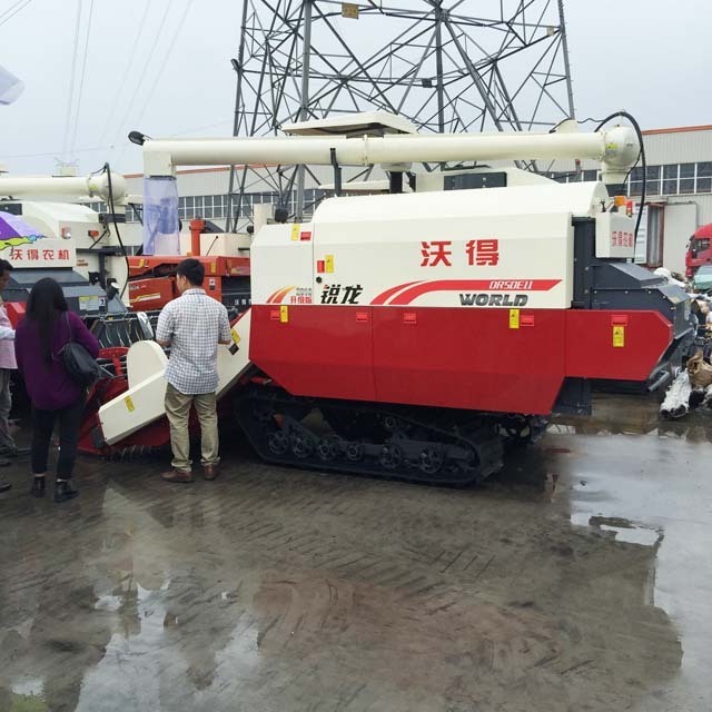 Small size 88hp mini rice combine harvester in sri lanka